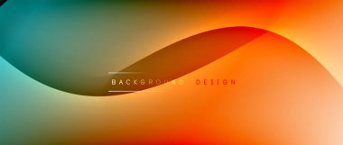 Gölge çizgileri ve parlayan ışık efekti ile akışkan gradyan dalgalar, kapak için modern akış hareketi soyut arkaplan, pankartlar, poster, afiş veya el ilanı