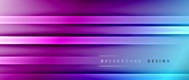 Parlak neon çizgileri soyut arkaplan