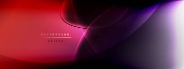 Vektör soyut arkaplan - sıvı kabarcıklar, gölgeler ve ışık efektleri ile sıvı gradyan şekiller. Metin için parlak tasarım şablonu