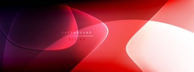 Vektör soyut arkaplan - sıvı kabarcıklar, gölgeler ve ışık efektleri ile sıvı gradyan şekiller. Metin için parlak tasarım şablonu