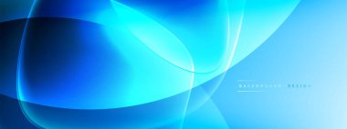 Vektör soyut arkaplan - sıvı kabarcıklar, gölgeler ve ışık efektleri ile sıvı gradyan şekiller. Metin için parlak tasarım şablonu