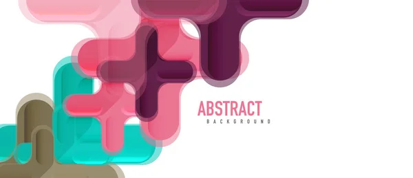 Glanzende veelkleurige plastic stijl kruis compositie, x vorm ontwerp, techno geometrische moderne abstracte achtergrond. Trendy abstracte layout template — Stockvector