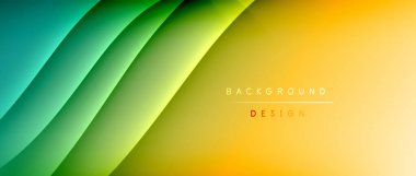 Gölge çizgileri ve parlayan ışık efekti ile akışkan gradyan dalgalar, kapak için modern akış hareketi soyut arkaplan, pankartlar, poster, afiş veya el ilanı