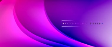 Gölge çizgileri ve parlayan ışık efekti ile akışkan gradyan dalgalar, kapak için modern akış hareketi soyut arkaplan, pankartlar, poster, afiş veya el ilanı