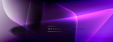 Vektör soyut arkaplan - sıvı kabarcıklar, gölgeler ve ışık efektleri ile sıvı gradyan şekiller. Metin için parlak tasarım şablonu