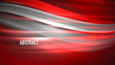 Yaratıcı sıvı dalga çizgileri soyut arkaplan. İş veya teknoloji sunumu, İnternet posteri veya web broşürü kapağı, duvar kağıdı için modaya uygun soyut düzen şablonu