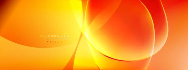 Vektör soyut arkaplan - sıvı kabarcıklar, gölgeler ve ışık efektleri ile sıvı gradyan şekiller. Metin için parlak tasarım şablonu