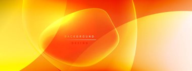 Vektör soyut arkaplan - sıvı kabarcıklar, gölgeler ve ışık efektleri ile sıvı gradyan şekiller. Metin için parlak tasarım şablonu