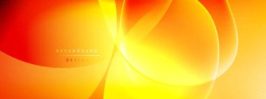 Vektör soyut arkaplan - sıvı kabarcıklar, gölgeler ve ışık efektleri ile sıvı gradyan şekiller. Metin için parlak tasarım şablonu