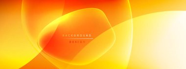 Vektör soyut arkaplan - sıvı kabarcıklar, gölgeler ve ışık efektleri ile sıvı gradyan şekiller. Metin için parlak tasarım şablonu