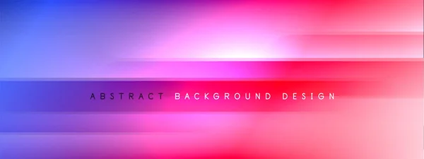 Motion concept neon shiny lines on liquid color gradients abstract backgrounds. Dynamic shadows and lights templates for text — Stock Vector