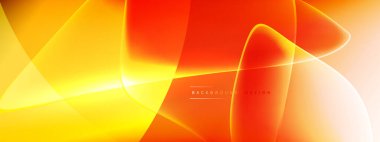 Vektör soyut arkaplan - sıvı kabarcıklar, gölgeler ve ışık efektleri ile sıvı gradyan şekiller. Metin için parlak tasarım şablonu