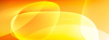 Vektör soyut arkaplan - sıvı kabarcıklar, gölgeler ve ışık efektleri ile sıvı gradyan şekiller. Metin için parlak tasarım şablonu