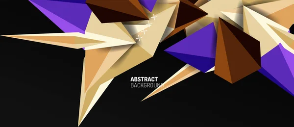 Trendy eenvoudige driehoek abstracte achtergrond, dynamisch bewegingsconcept. Vector Illustratie voor Behang, Banner, Achtergrond, Kaart, Boek Illustratie, Landingspagina — Stockvector