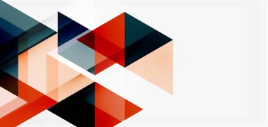 Geometrik soyut arkaplan, mozaik üçgen ve altıgen şekiller. İş veya teknoloji sunumu, İnternet posteri veya web broşürü kapağı, duvar kağıdı için modaya uygun soyut düzen şablonu