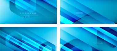 Altıgen geometrik şekiller ve 3D gölgesi ve düz çizgileri olan akışkan gradyanlar, asgari soyut arkaplan