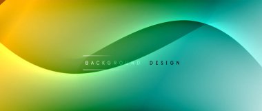 Gölge çizgileri ve parlayan ışık efekti ile akışkan gradyan dalgalar, kapak için modern akış hareketi soyut arkaplan, pankartlar, poster, afiş veya el ilanı