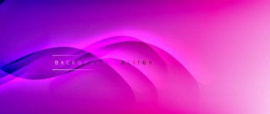 Gölge çizgileri ve parlayan ışık efekti ile akışkan gradyan dalgalar, kapak için modern akış hareketi soyut arkaplan, pankartlar, poster, afiş veya el ilanı