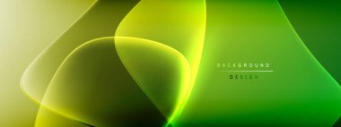 Vektör soyut arkaplan - sıvı kabarcıklar, gölgeler ve ışık efektleri ile sıvı gradyan şekiller. Metin için parlak tasarım şablonu