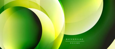 Sıvı gradyanlarla modern geometrik arkaplanı çember içine al