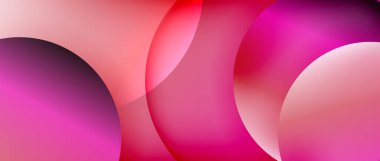 Sıvı gradyanlarla modern geometrik arkaplanı çember içine al