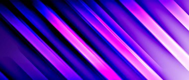 Parlak neon çizgileri soyut arkaplan