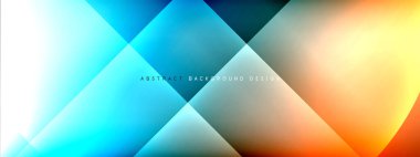 Vektör soyut arkaplan - gölgeler ve ışık efektleri ile sıvı gradyanı üzerinde daire ve çapraz çapraz. Metin için tekno ya da ticari parlak tasarım şablonları