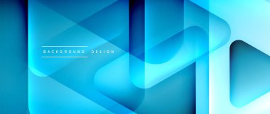 Üçgen geometrik soyut arkaplanı şekillendirir. Üç boyutlu gölge efektleri ve sıvı eğimleri. Metin mesajınız için modern üstüste bindirme formları duvar kağıdı