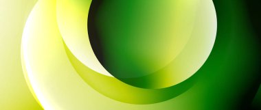 Sıvı gradyanlarla modern geometrik arkaplanı çember içine al