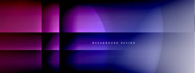 Vektör soyut arkaplan - gölgeler ve ışık efektleri ile sıvı gradyanı üzerinde daire ve çapraz çapraz. Metin için tekno ya da ticari parlak tasarım şablonları