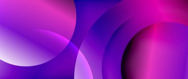 Sıvı gradyanlarla modern geometrik arkaplanı çember içine al