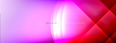 Vektör soyut arkaplan - gölgeler ve ışık efektleri ile sıvı gradyanı üzerinde daire ve çapraz çapraz. Metin için tekno ya da ticari parlak tasarım şablonları