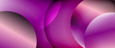 Sıvı gradyanlarla modern geometrik arkaplanı çember içine al