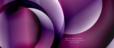 Sıvı gradyanlarla modern geometrik arkaplanı çember içine al