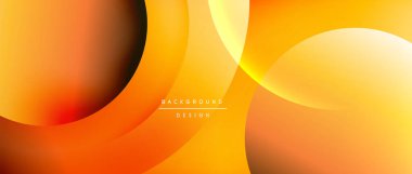 Sıvı gradyanlarla modern geometrik arkaplanı çember içine al