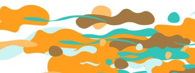 Moda sıvı biçimi, soyut tasarım şekilleri, pankartlar, broşürler, posterler, web iniş sayfaları, kapaklar veya pankartlar için dinamik vektör arkaplanı