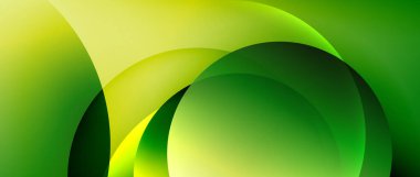 Sıvı gradyanlarla modern geometrik arkaplanı çember içine al