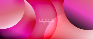 Sıvı gradyanlarla modern geometrik arkaplanı çember içine al