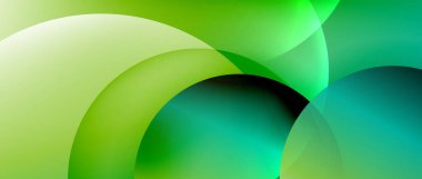 Sıvı gradyanlarla modern geometrik arkaplanı çember içine al