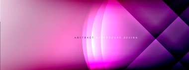 Vektör soyut arkaplan - gölgeler ve ışık efektleri ile sıvı gradyanı üzerinde daire ve çapraz çapraz. Metin için tekno ya da ticari parlak tasarım şablonları