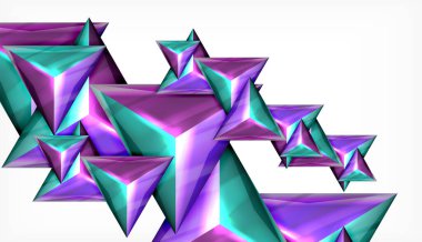 Üçgen geometrik vektör soyut arka plan