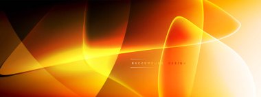 Vektör soyut arkaplan - sıvı kabarcıklar, gölgeler ve ışık efektleri ile sıvı gradyan şekiller. Metin için parlak tasarım şablonu