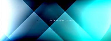 Vektör soyut arkaplan - gölgeler ve ışık efektleri ile sıvı gradyanı üzerinde daire ve çapraz çapraz. Metin için tekno ya da ticari parlak tasarım şablonları