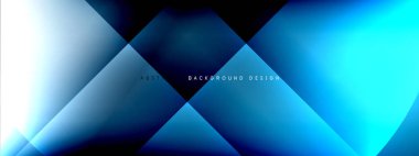 Vektör soyut arkaplan - gölgeler ve ışık efektleri ile sıvı gradyanı üzerinde daire ve çapraz çapraz. Metin için tekno ya da ticari parlak tasarım şablonları