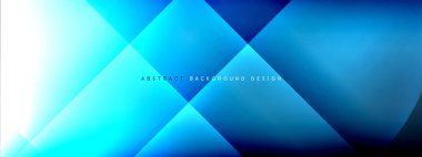 Vektör soyut arkaplan - gölgeler ve ışık efektleri ile sıvı gradyanı üzerinde daire ve çapraz çapraz. Metin için tekno ya da ticari parlak tasarım şablonları