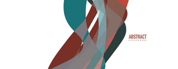 Onda fluida fondo abstracto colorido. Diseño dinámico vector vibrante colorido — Archivo Imágenes Vectoriales