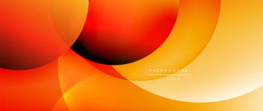 Sıvı gradyanlarla modern geometrik arkaplanı çember içine al