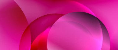 Sıvı gradyanlarla modern geometrik arkaplanı çember içine al