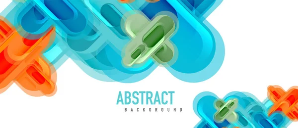 Modern vektor glas kors form abstrakt teknik bakgrund för omslag, plakat, affisch, banner eller flygblad — Stock vektor