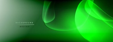 Vektör soyut arkaplan - sıvı kabarcıklar, gölgeler ve ışık efektleri ile sıvı gradyan şekiller. Metin için parlak tasarım şablonu